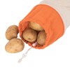 Set of 3 Reusable Hanging Vegetable Storage and Dispenser Bags,