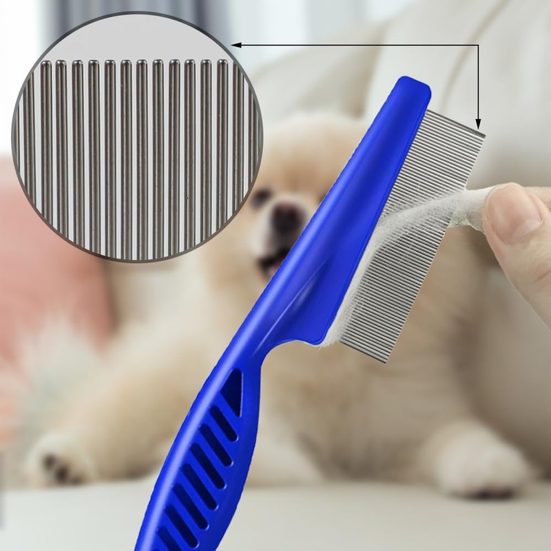 ZELHYEUU 4 Pieces Stainless Steel Hair Comb