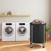 ELYKEN Laundry Hamper with Wheels, 170L Large Capacity Laundry Basket