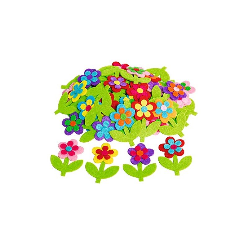 VBS XXL Felt Scattered Pieces Flower 50 Pieces 5 x