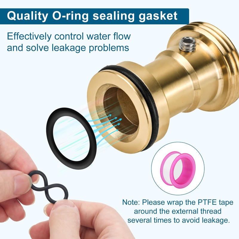 lasuroa Brass Tub Spout Adapter, RP33794 Slip-On Diverter Repair Kit