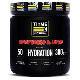 Hydration Formula Electrolytes Powder + Amino Acids Glutamine & Glycine Advanced Rehydration Formula Suitable for Vegans, Sugar Free – Energy, Focus, Avoid Dehydration (300g, Raspberry & Lime)