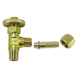 Flowoval Brass Vertical Hose Needle Valve MVHT-0208 1/4x8