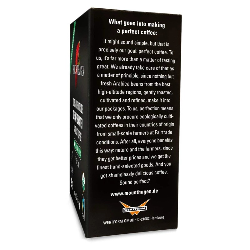 Mount Hagen 25 Count Single Serve Instant Decaf Coffee Packets