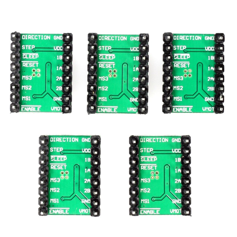 Paradisetronic.com 5X A4988 Stepper Motor Driver Module with Heatsink e.g.