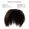 Luxiremi Hair Topper Hairpiece Short Topper Hair Clip in Hair