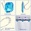 Yapicoco Shower Curtain Hooks Rings for Bathroom, 12PCS Double Glide