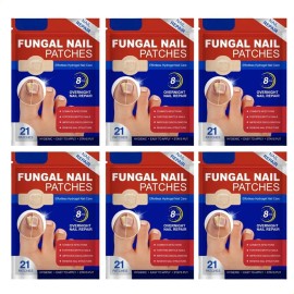 Parches Uñas Fúngicas 126 Unidades Hidrogel Reparador 8h