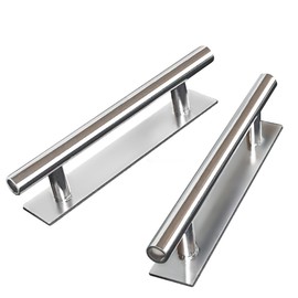 kwa heri Self-Stick Push Pull Helper 8 Pack Hidden Cabinet Handle ABS Plastic Door Window Wardrobe Handle Instant Cabinet Drawer Furniture Handles