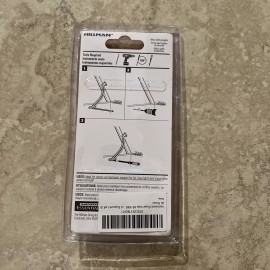 Hillman Hardware Essentials 851585 Friction Assisted Lid Support-Left Side Brass