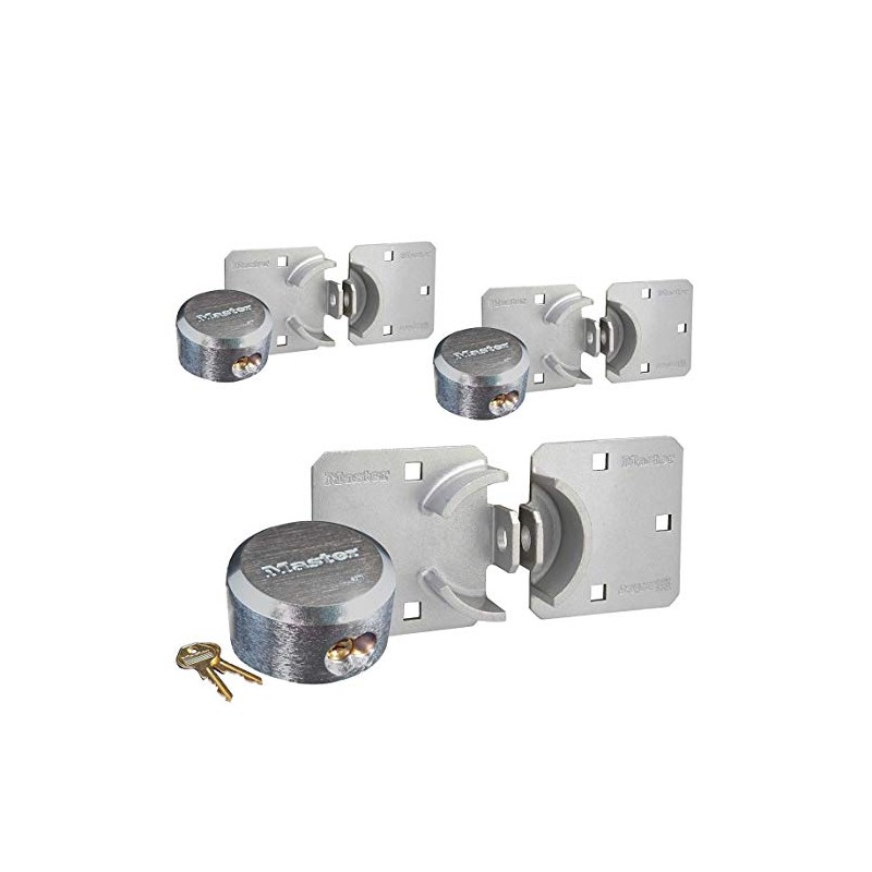 Master Lock Hasp/Hidden Shackle Keyed Alike Padlocks 770-6271KA-3