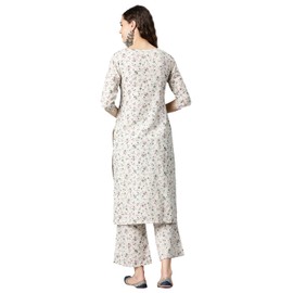 Cotton Straight Printed Kurta Suit Set