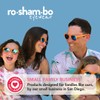 ROSHAMBO Unbreakable Toddler Sunglasses with Strap BPA-free – Girls Boys