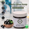 Moroccan Black Olive Soap Enriched with Eucalyptus Oil