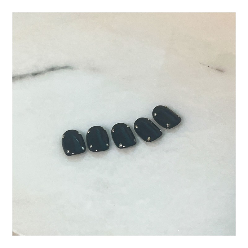Black chic•°.- Short Oval / 블랙시크•°. - 숏오벌