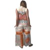 The Junk Vintage Sack Jumpsuit Flour Mills Retro Print Cotton