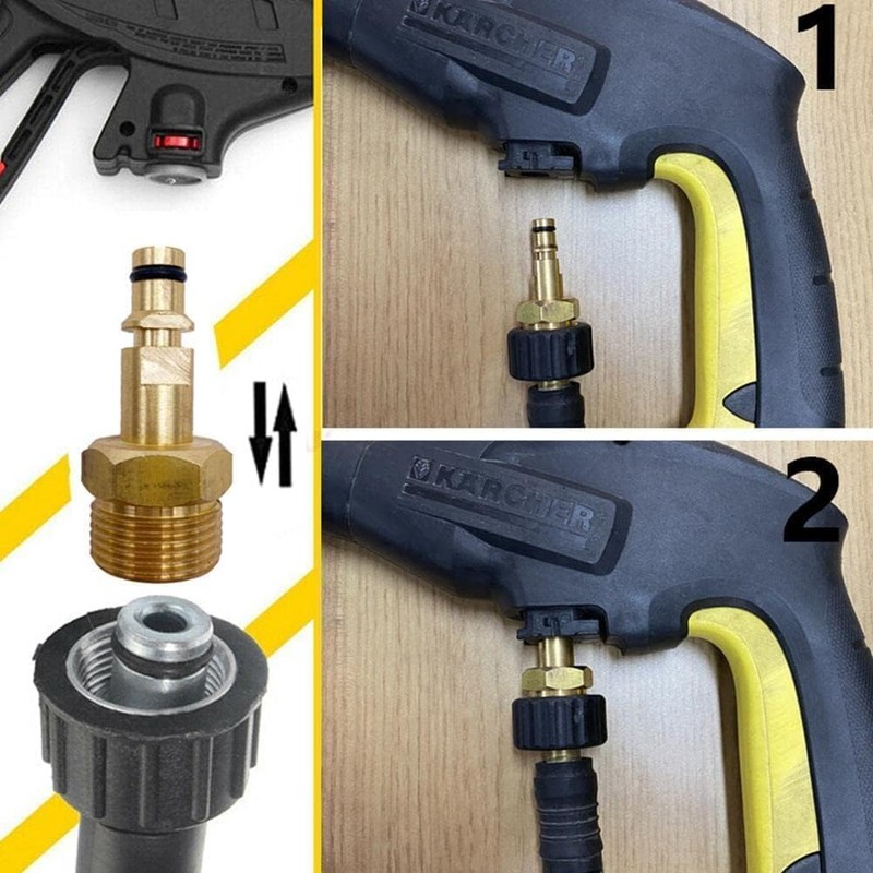 Xinjincang M22 Adapter High Pressure Washer Hose Adapter Pressure Pipe