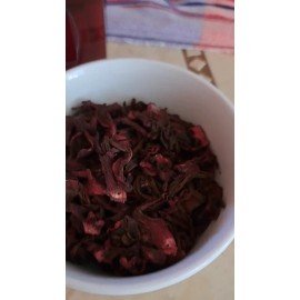 (4oz)Hibiscus Flower Organic Dried Cut  Hibiscus Sabdariffa 100% Premium(1/4Ib)