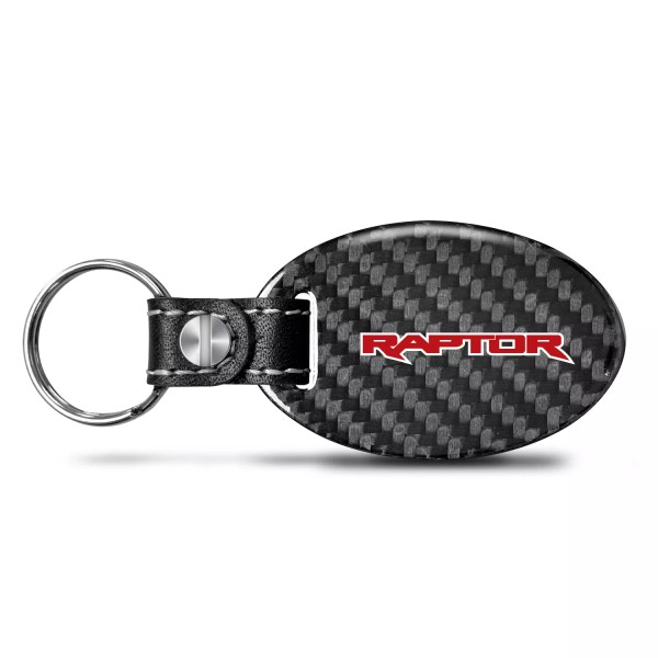iPick Image Ford Raptor in Red Real Carbon Fiber Oval