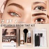 2 en 1 Tinte de Pestañas y Cejas,Kit de Laminación