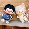 niannyyhouse 20cm Plush Doll Clothes Loose Happy Mouse Set T-Shirt