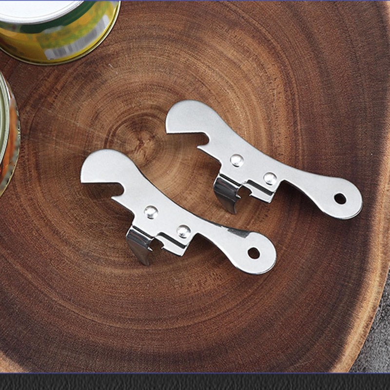 2PCS Can Punch Bottle Opener, Safe Cut Beer Can Opener