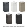 Suncast 33 Gallon Commercial Outdoor Trashcan Hideaway with Lid for