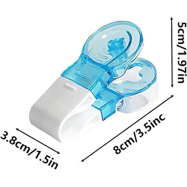 Taicols Taicols 2 Portable Drug Dispensers, Drug Removers, Drug Cutters, Suitable for The Elderly, Disabled, Non-contact Pills, Easy to Remove From the Packaging, Tablet Pill Blister Packaging Opening Auxiliary Tools (1)