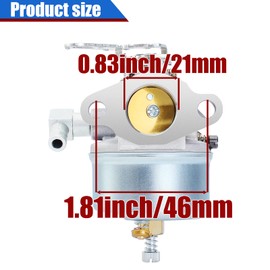 YOFMOO 632107 632107A 632378 632536 640084 640105 640299 Carburetor for Tecumseh HSK40 HSK50 HS50 HSSK40 HSSK50 HSSK55 LH195SA LH195SP OHSK110 OHSK120 OHSK125 3.5HP 4HP 5HP Adjustable