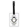 Gift Base Crazy Penguin Lady Visual Luggage Tag with Black