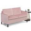 TYBOATLE Sofa Couch Mid Century Modern Small Loveseat for Living