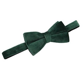 Gollate 100% Silk Velvet Bowties for Men-Pretied Bow Ties - Wedding - Prom - Formal (Emerald Green)