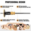 Loodmeo Wheel marking gauge, Newly Unique movable blade,0.2 mm precision,woodworking