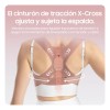 Cinturn Corrector Postura Con Velcro Para Hombres Y Muje Ml