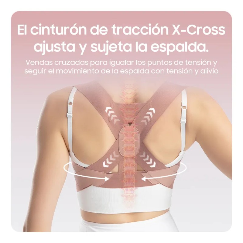 Cinturn Corrector Postura Con Velcro Para Hombres Y Muje Ml