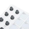 MIDI Controller, RGB Drum Pads 360° Rotating Knobs, 16 Pads,