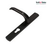KOTARBAU® Pair of Handles 92 mm with Long Plate Black