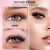Lash Clusters DIY Cluster Eyelash Extensions 280pcs 9‑16mm 40D Fluffy
