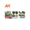 AK Acrylics 3Gen AVF Set AK11639 Modulation 4BO Russian Green