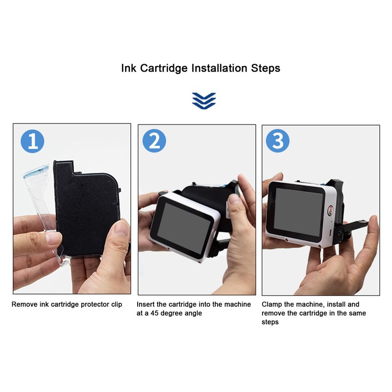 Yanmis Handheld Inkjet Printer, Handheld Printer for Barcode Label Batch