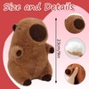YANGUN Capybara Plush, Dress Up Capybara with 11 PCS Clothes&Accessorie,