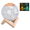 Mini Humidifier Night Light Crystal Ball 2.2w 350ml RGB USB