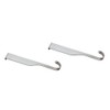 Mercer Culinary Single Hooks for Magnet barSingle Hooks, Silver, Set