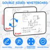 WEFHEF Pack of 2 Wipeable Whiteboard Magnetic Wall Small Whiteboards