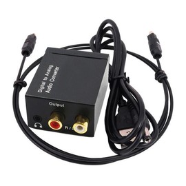 호환 디지털-아날로그 오디오 변환기 광섬유 동축 신호-아날로그 DAC Spdif 스테레오 3.5MM 잭 RCA 앰 Compatible Digital to Analog Audio Converter Fiber Optic Coaxial Signal to Analog DAC Spdif Stereo 3.5mm Jack RCA Amp
