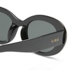 AIRE Epsilon Sunglasses - Black, Oval, Women's, Classic Retro Style