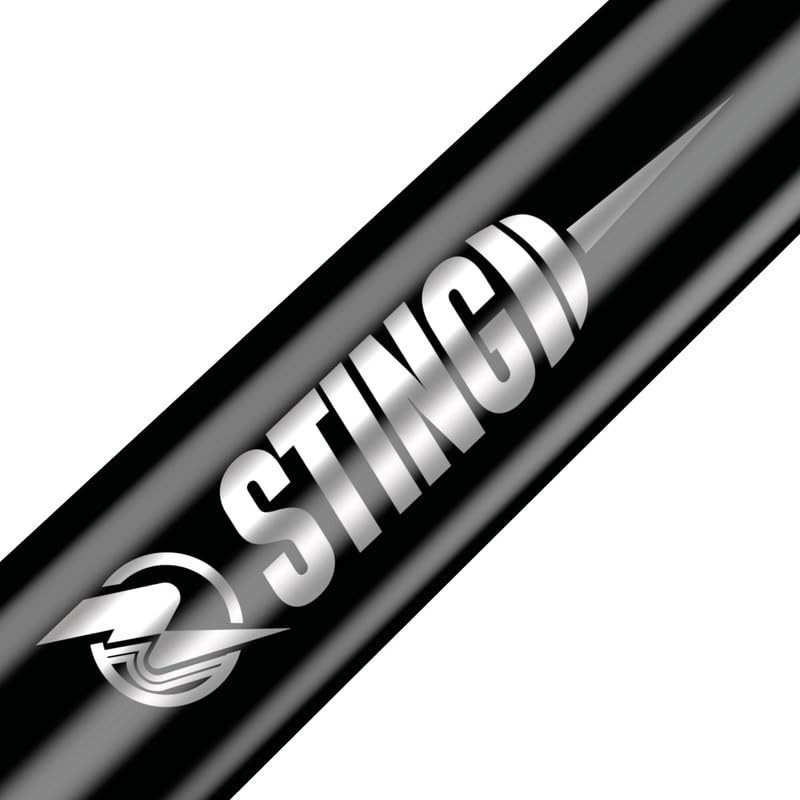 RUTHLESS Sting | Polycarbonate Dart Shafts Solid Black with Black