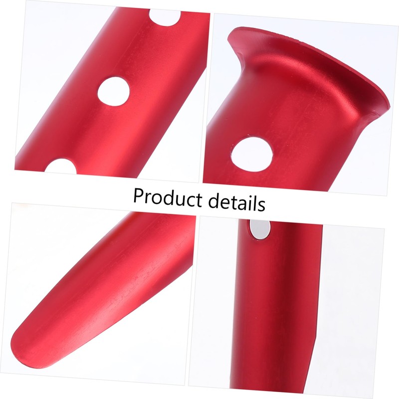 KOMBIUDA 4pcs U-Shaped Aluminium Alloy Tent Pegs Camping Stakes for