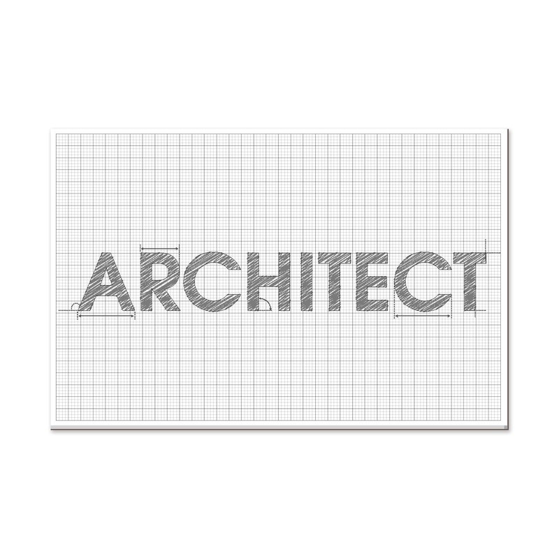 Graph Paper Pad - 30 Sheets/60 Pages, 24" x 36"