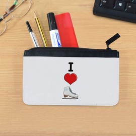 Azeeda 'I Love Ice Skating' Pencil Case (PC00040551)